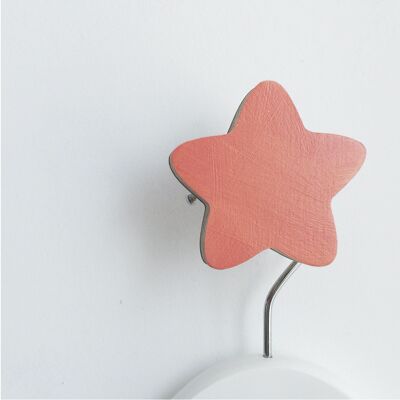 CHILLI CORAL STAR WALL HOOK