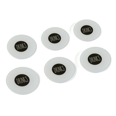 SET 6 MINIMALC/SOP COASTERS. 20230252