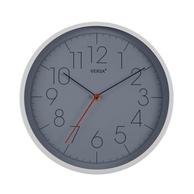 RELOJ DE PARED GRIS CEMENTO 20551106