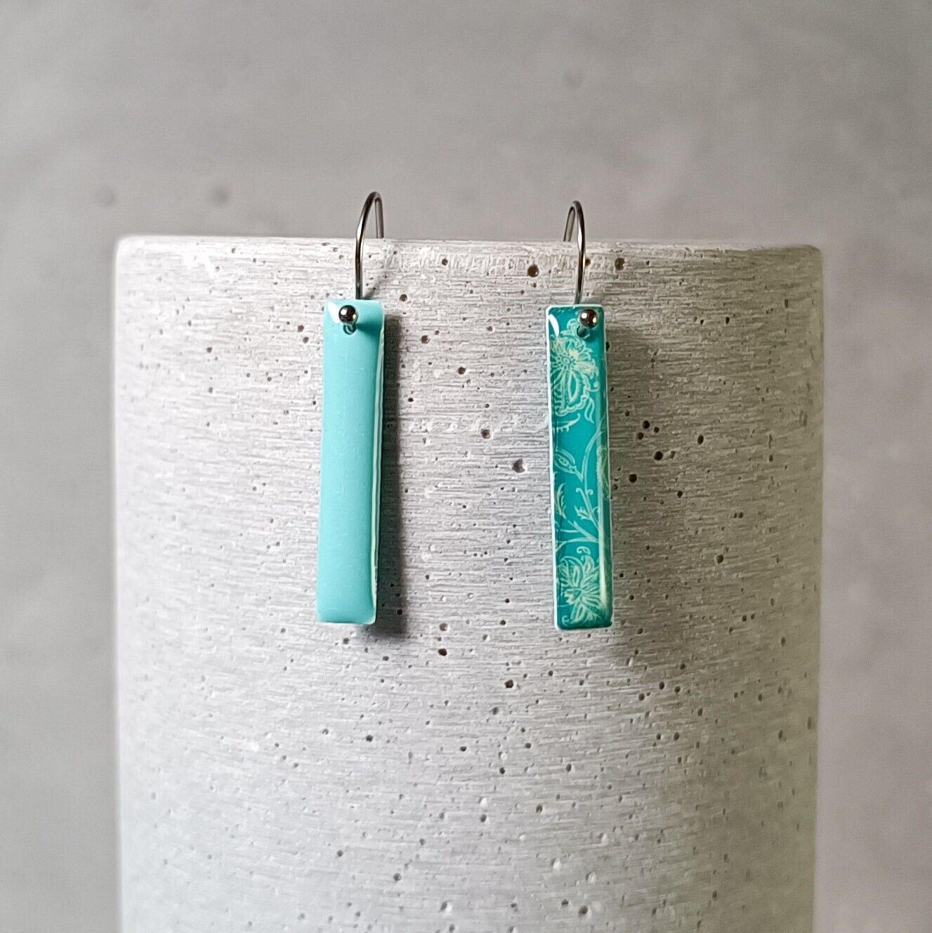 Orecchini reversibili Talcy – motivo floreale 0728