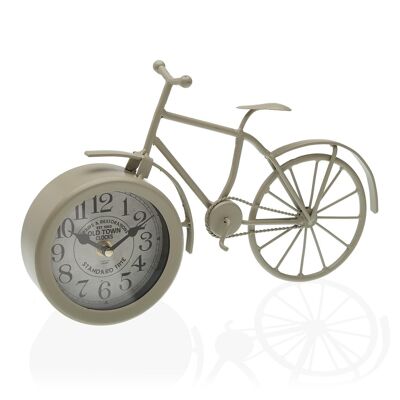GRAY BICYCLE TABLE CLOCK 18190894
