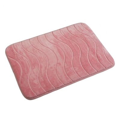 TAPIS DE SALLE DE BAIN FERNIE ROSE 21880107