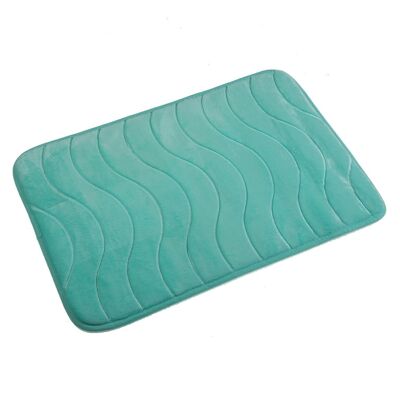 TAPIS DE SALLE DE BAIN FERNIE BLEU 21880108