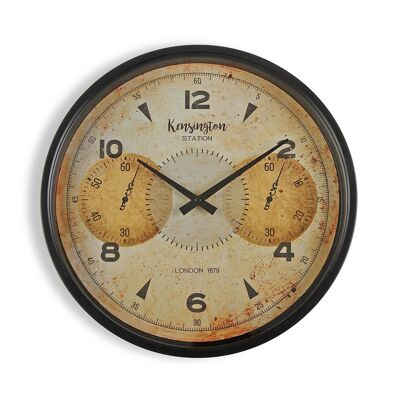 RELOJ PARED METAL 39 CM 20460121