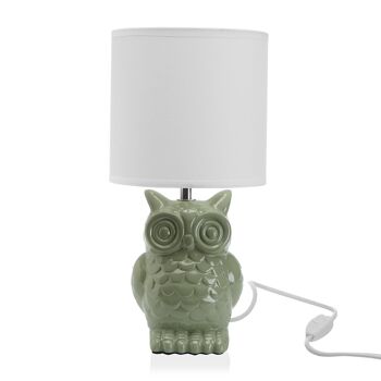 LAMPE CHOUETTE VERTE 20790066