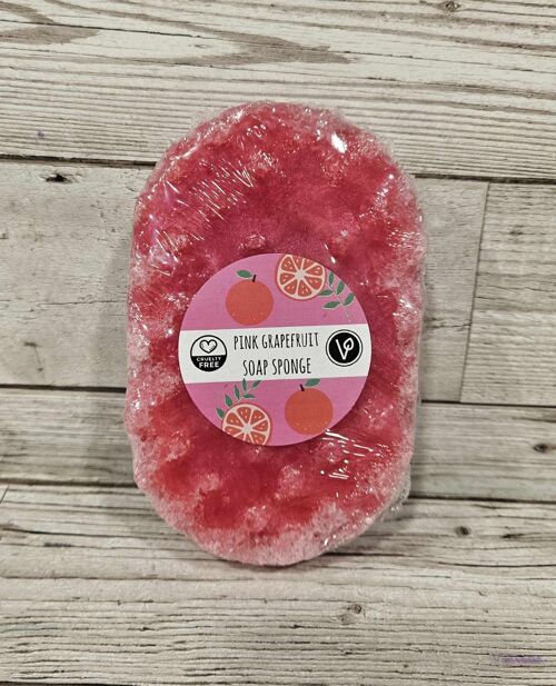 Pink Grapefruit Exfoliating Soap Sponge