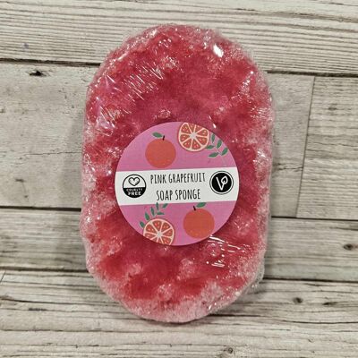 Pink Grapefruit Exfoliating Soap Sponge
