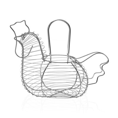 CHICKEN SHAPE EGG CUP CHROME 22250086