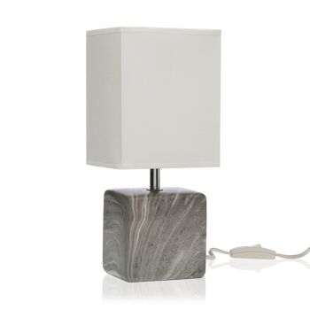 LAMPE CÉRAMIQUE ARVIN GRIS 20790157