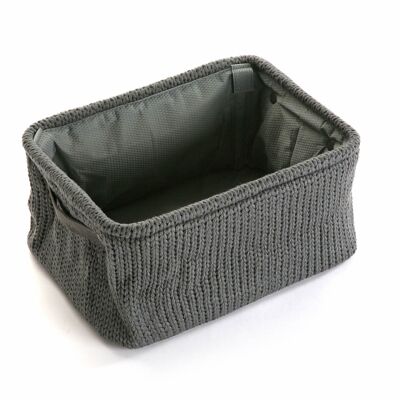 BLACK WOVEN BASKET 20890011