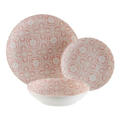 TABLEWARE 18 P. CIRYL ROSE 22120085