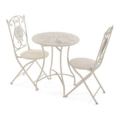 SET TABLE AND 2 BISTRO CHAIRS 22200029