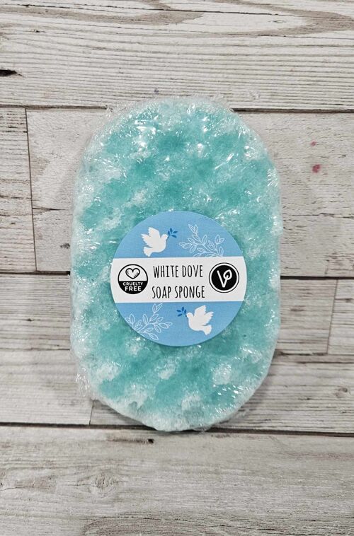 White Dove Exfoliating Soap Sponge