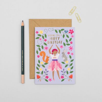 Twinkle Toes Kid's Birthday Card  Children's Birthday Card