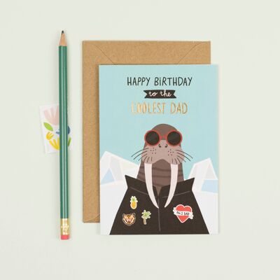 Coolste Papa Geburtstagskarte Männliche Geburtstagskarte Papa Karte