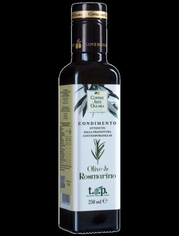 Condimento Olive & Rosmarino - Olio al rosmarino - carton de 6 bouteilles de 250 ml
