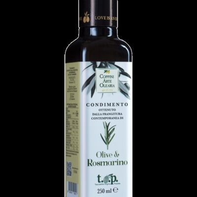 Condimento Olive & Rosmarino - Olio al rosmarino - cartone da 6 bottiglie da 250 ml