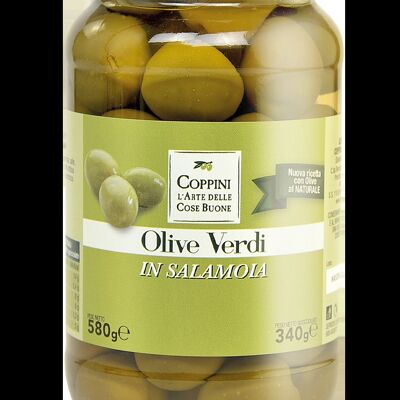 Olive verdi in salamoia