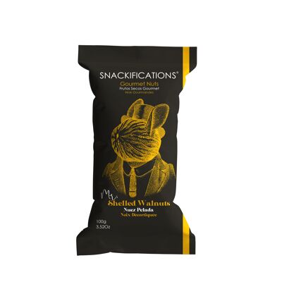 Snackifications Shelled Walnuts 100g bag