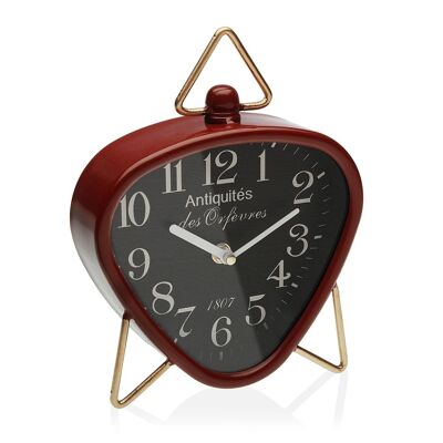 RED TABLE CLOCK TRIANGU 18190900