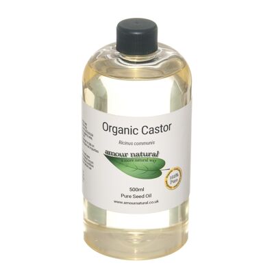 Aceite de ricino puro, orgánico 500ml