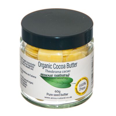 Cocoa Butter Buttons, organic 60g