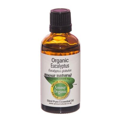 Aceite esencial de eucalipto puro, orgánico 50ml
