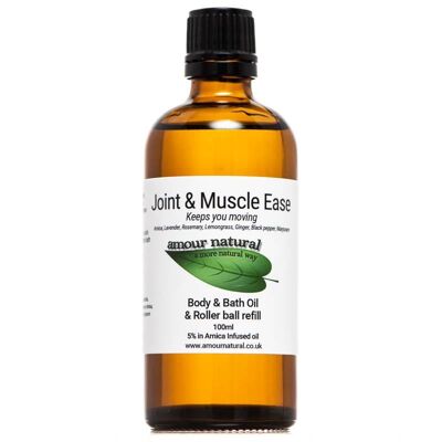 Joint & Muscle Ease Huile Corps & Bain, et recharge roller 5% 100ml