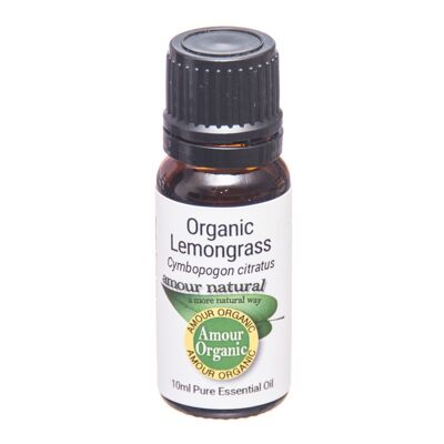 Lemongrass Aceite esencial puro, orgánico 10ml