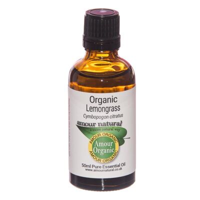 Lemongrass Aceite esencial puro, orgánico 50ml