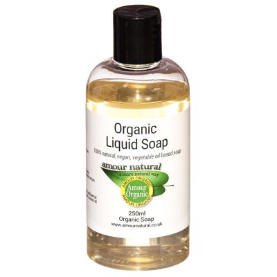 Liquid soap made with organic ingredients 250ml