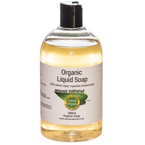 Liquid soap made with organic ingredients 500ml