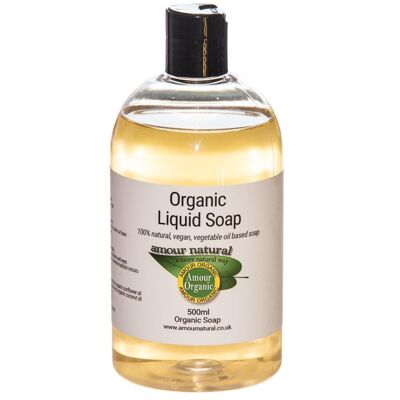 Jabón líquido elaborado con ingredientes orgánicos 500ml