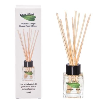 Reed diffuser, 50ml, Rhubarb and ginger