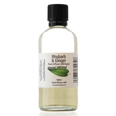 Refill reed diffuser, 100ml, Rhubarb and ginger