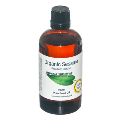 Huile de graines de sésame, pure, bio 100ml