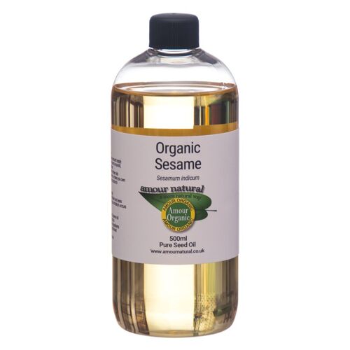 Sesame seed oil, pure, organic 500ml