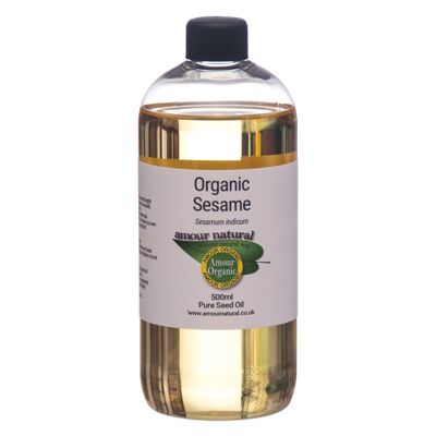 Huile de graines de sésame, pure, bio 500ml