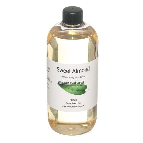Sweet almond oil, pure 500ml