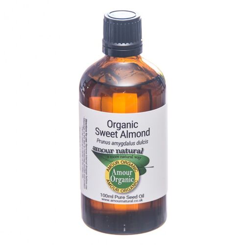 Sweet almond oil, pure, organic 100ml