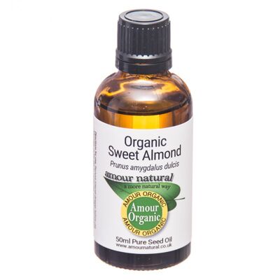Sweet almond oil, pure, organic 50ml