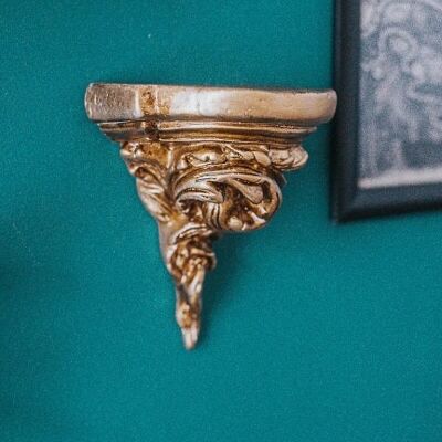 Vintage Gold Victorian corbel for wall decoration Candle