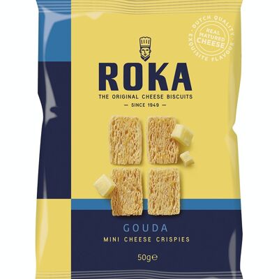 ROKA Mini Cheese Crispies Goudakäse 50g