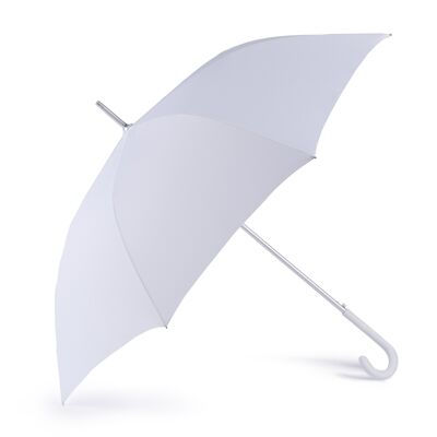 VOGUE - Parapluie long moderne blanc pour mariée