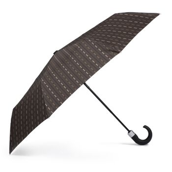 VOGUE - Parapluie pliant Duomatic Collection Géométrique poignée courbée 3