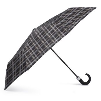VOGUE - Parapluie pliant Duomatic Collection Géométrique poignée courbée 7