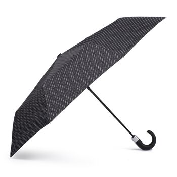 VOGUE - Parapluie pliant Duomatic Collection Géométrique poignée courbée 9