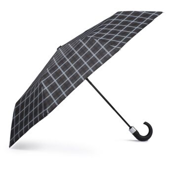 VOGUE - Parapluie pliant Duomatic Collection Géométrique poignée courbée 13