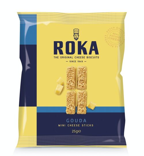 ROKA Mini Cheese Sticks Gouda Cheese 25g
