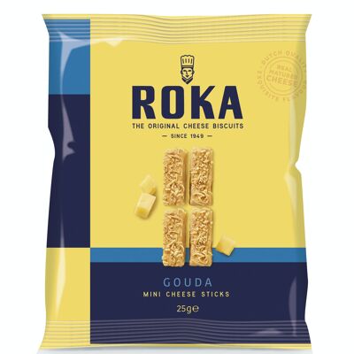 ROKA Mini Bâtonnets de Fromage Gouda 25g